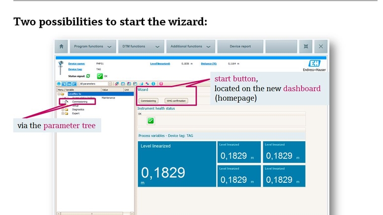 inbedrijfstellingswizard levelflex en micropilot screenshot_nieuwe_weergave