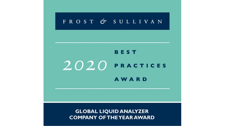 Endress+Hauser ontvangt Frost & Sullivan's Company of the Year Award voor wateranalyse-instrumenten