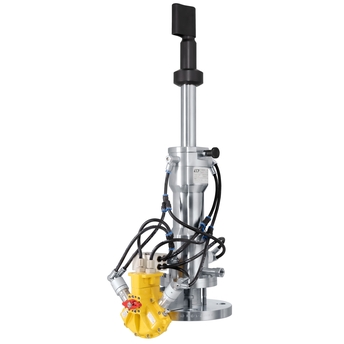 Cleanfit CPA473 - Retractable holder for fibrous and sticky media