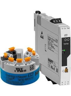 iTEMP TMT82 HART® 7-temperatuurtransmitter in DIN-rail- en aansluitkopuitvoering