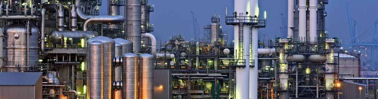 Olie & Gas fabriek met een oplossing van Endress+Hauser