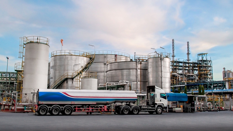 Lossystemen van Endress+Hauser voor trucks