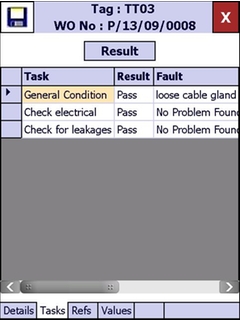 FieldXpert SFX370: Execute Inspection Tasks