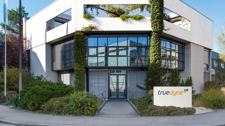 Hoofdkantoor van TrueDyne Sensors AG in Reinach, Zwitserland