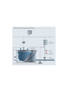 Toepassingsvoorbeeld tankmeet- en overvulbeveiligingssysteem SOP300