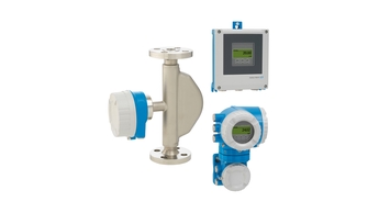 Afbeelding van coriolis-flowmeter Proline Promass E 500 / 8E5B met verschillende transmitters op afstand
