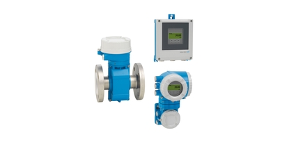 Afbeelding van elektromagnetische flowmeter Proline Promag P 500 / 5P5B met verschillende transmitters op afstand