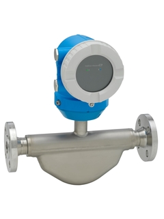 Afbeelding van coriolis-flowmeter Proline Promass K 10 met flensaansluitingen en LED-display