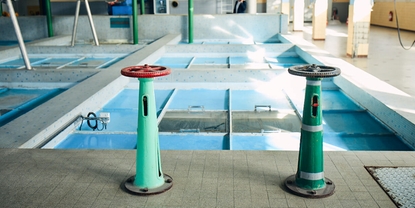 Waterbehandelingsinstallatie in Belfort, Frankrijk