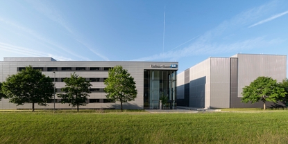 Nieuw gebouw in Maulburg, Duitsland.