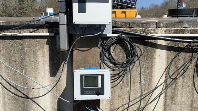 Liquiline Transmitter, Edge Device SGC400 in een aquacultuurinstallatie