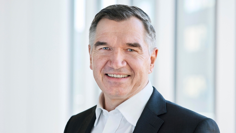 Portret van Nikolaus Krueger, Chief Sales Officer, Endress+Hauser Groep