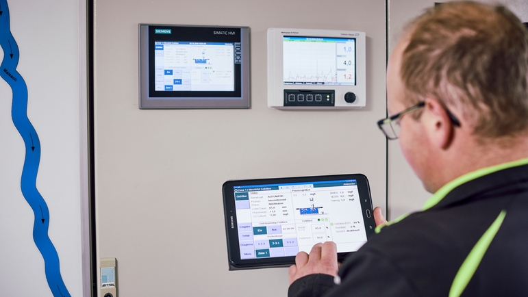 Beheer van grenswaarden en regelparameters vanuit de controlekamer of onderweg