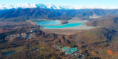 Minera Valle Central in Chile performs online interface measurement and turbidity monitoring