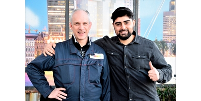 Richard Kooijmans en Hadji Cifci van AVR Waste in Rotterdam