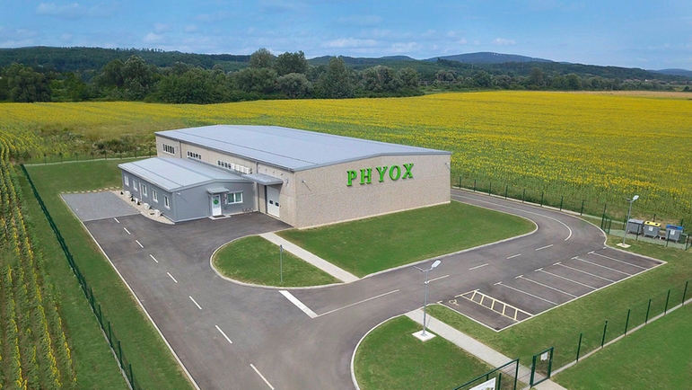 Phyox d.d. hoofdkantoor in Novskas (Kroatië)