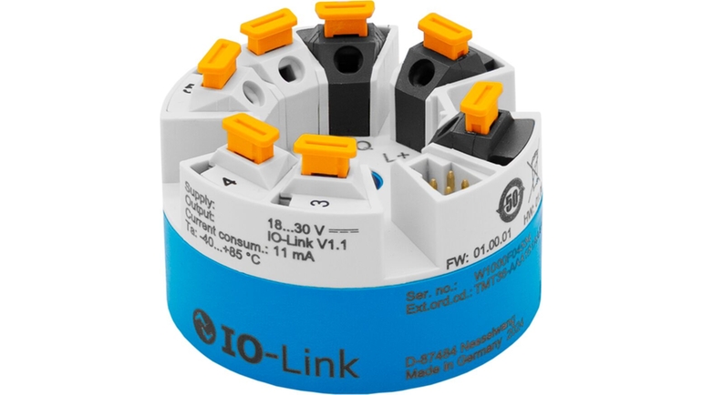 iTEMP TMT36 IO-Link: Snel en zonder gereedschap bedraden
dankzij push-in klemmen technologie.