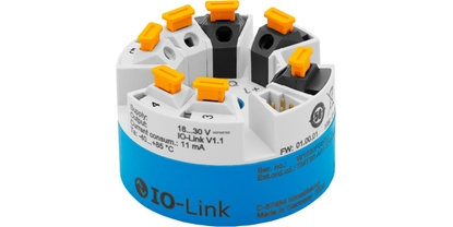 RTD IO-Link temperatuurkoptransmitter iTEMP TMT36 voor procestemperatuursensoren met kopbevestiging