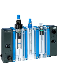 Flowfit CYA27-armatuur met pH- en desinfectiesensor