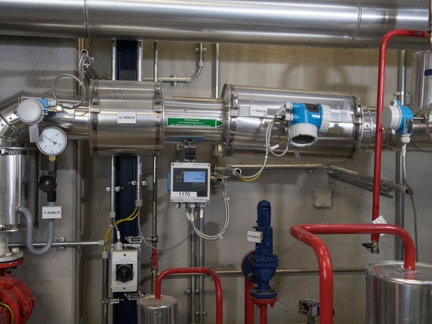 Stoom- en hogedruk-warmwatercircuits, Prowirl 200 met detectie van natte stoom