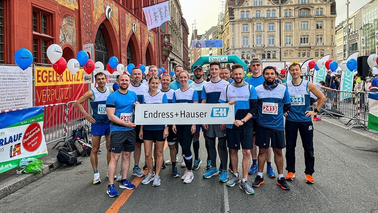 Een belangrijk aspect van het succes van de Endress+Hauser Water Challenge is de teamgeest.