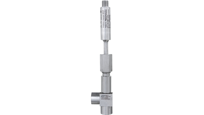 Compacte thermometer met thermowell in gebogen uitvoering