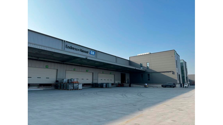 De logistieke hub van Endress+Hauser bevindt zich in Kunshan in Oost-China en is operationeel sinds 2024.